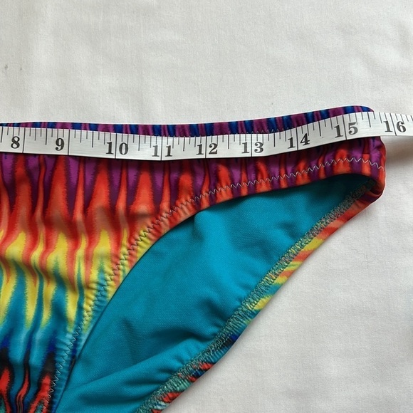 ABS Alan Swartz Orange and Blue SZ 8 Bikini - Picture 3 of 6